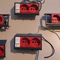 Blocco prese interruttori Ticino Living originali 