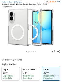 Cover Spigen Air Skin per Samsung Galaxy Fold 8