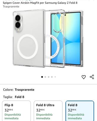 Cover Spigen Air Skin per Samsung Galaxy Fold 8