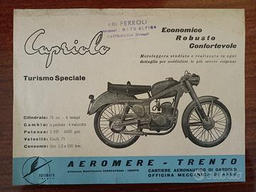 CAPRIOLO 75 cc. Turismo Speciale - volantino