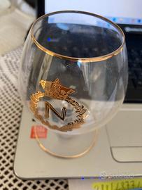 Bicchiere Napoleon cognac con logo dorato