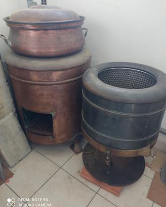 Caldaia a vapore e centrifuga ad acqua