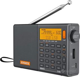 XHDATA D-808 Radio digitale portatile FM stereo/SW