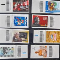 Italia 500 francobolli con codici a barre