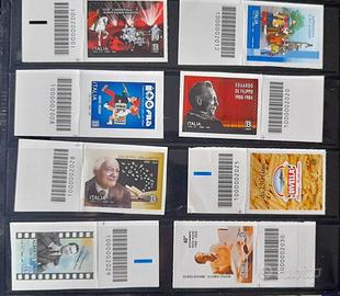 Italia 500 francobolli con codici a barre