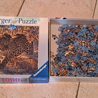 Puzzle Ravensburger 1000 pezzi - Leopardo Savana