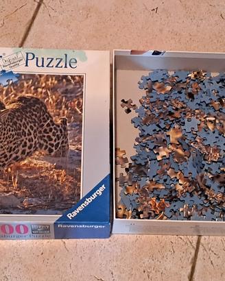 Puzzle Ravensburger 1000 pezzi - Leopardo Savana
