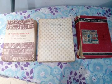 libri scolastici vintage