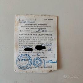 libretto originale vespa 50 V5A1T 