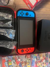 Nintendo Switch Completa + 6 Giochi + Accessori