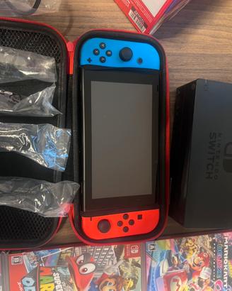 Nintendo Switch Completa + 6 Giochi + Accessori