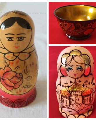Lotto souvenir dalla Russia (ex URSS)