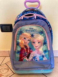 zaino trolley da scuola Frozen 