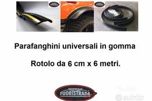Parafanghini in Gomma Da 6 Cm x 6 Metri