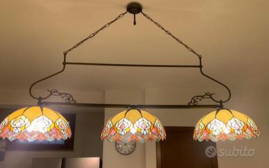 LAMPADARIO TIFFANY 3 LUCI