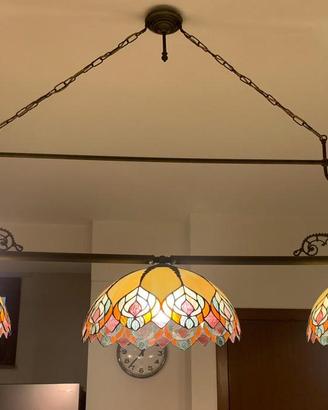 LAMPADARIO TIFFANY 3 LUCI