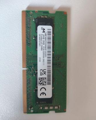RAM sodimm per portatili ddr4 16gb 3200mhz