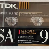 Audiocassetta vergine tdk SA type II cromo nuova d