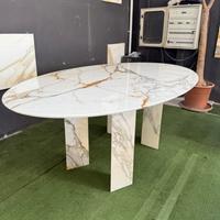 tavolo in marmo calacatta borghini