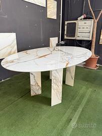 tavolo in marmo calacatta borghini