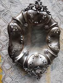 Vassoio centrotavola in argento 