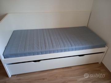 Letto modello Ikea FLAXA con materasso