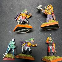 Warhammer fantasy D&d 5 miniature metallo