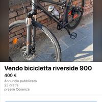 Bicicletta riverside 700