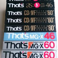 8 Musicassette Vintage THAT'S