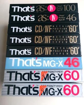 8 Musicassette Vintage THAT'S