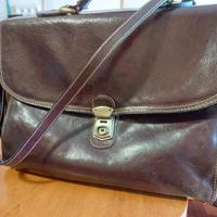 Borsa/cartella portadocumenti in pelle