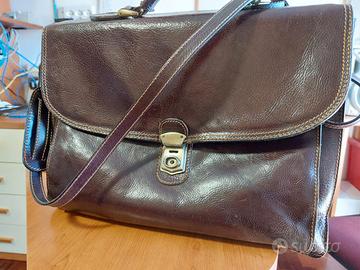 Borsa/cartella portadocumenti in pelle