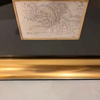 Incisione in argento Aligi Sassu “Il Vangelo”