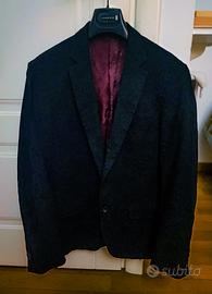 Giacca uomo Scotch & Soda velluto nero fantasia fl