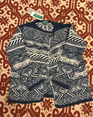 Cardigan bimba Benetton 4-5 anni