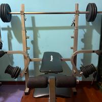 Panca multifunzione + supporto bilanciere