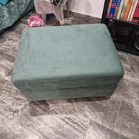 Pouf contenitore verde 