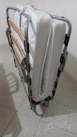 brandina pieghevole con materasso aloe vera 