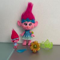 Poppy trolls con bracciale magico + baby Poppy