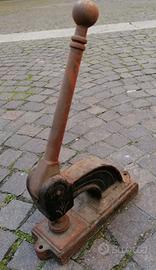 TIMBRO PRESSA MANUALE A SECCO vintage