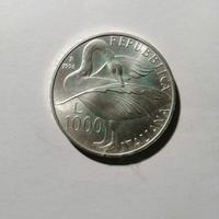 Moneta da lire 1000 Montale