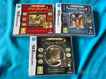 Giochi il professor layton nintendo ds trilogia