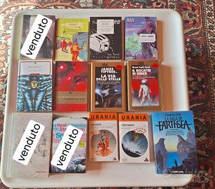 Lotto 10 libri Fantascienza Vintage e Urania