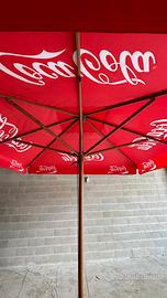 Coca Cola Ombrellone  3 x 3 m originale