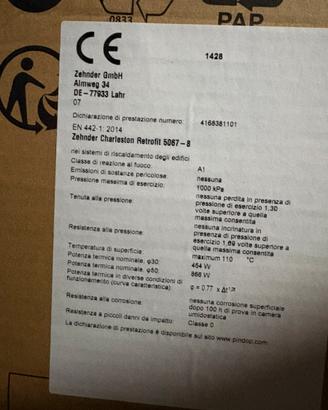 Termosifone Zehnder Charleston Acciaio