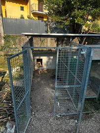 Recinzione cani zincata