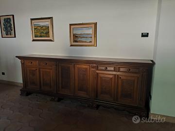 Credenza Bassa Monumentale in legno massiccio