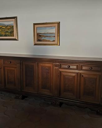 Credenza Bassa Monumentale in legno massiccio