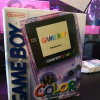 Game boy color atomic purple con scatola perfetto