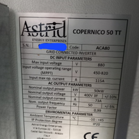 Inverter 50kw Astrid e Ingeteam